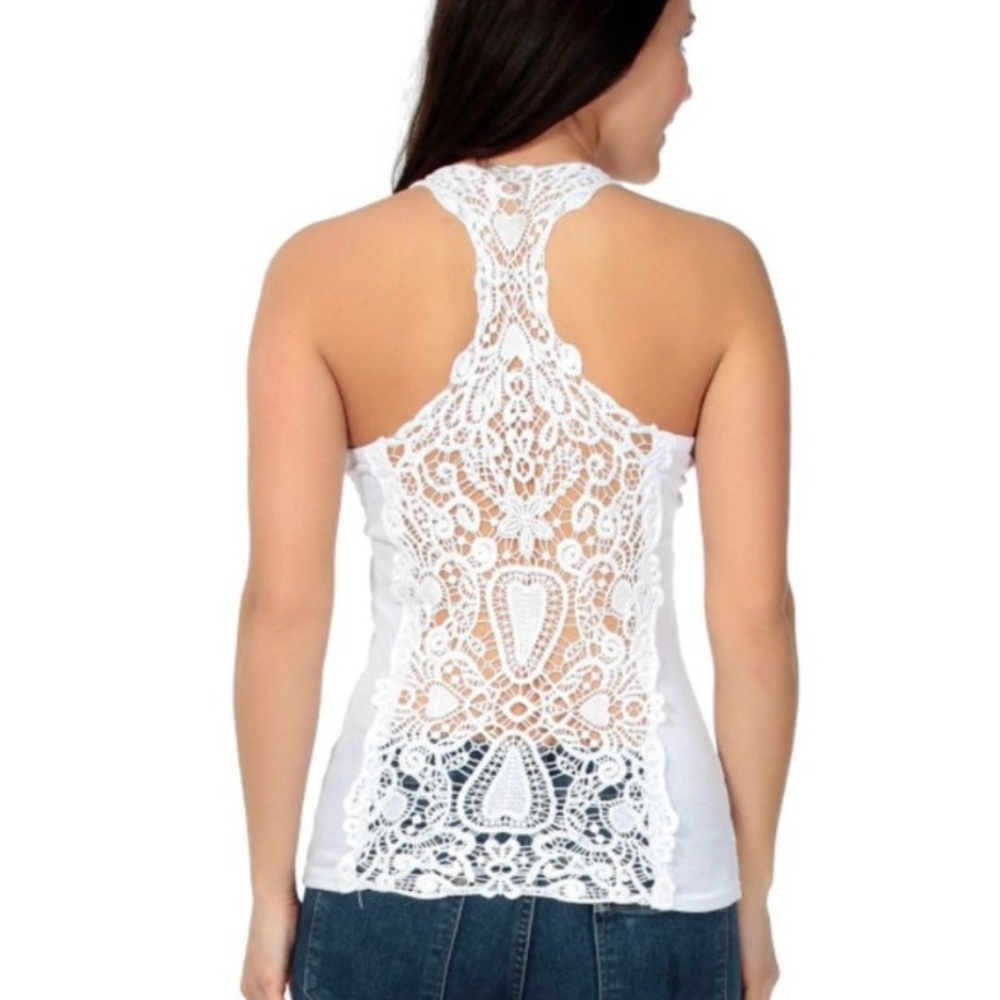 Brand New💕 Lace Tank Top in Cotton